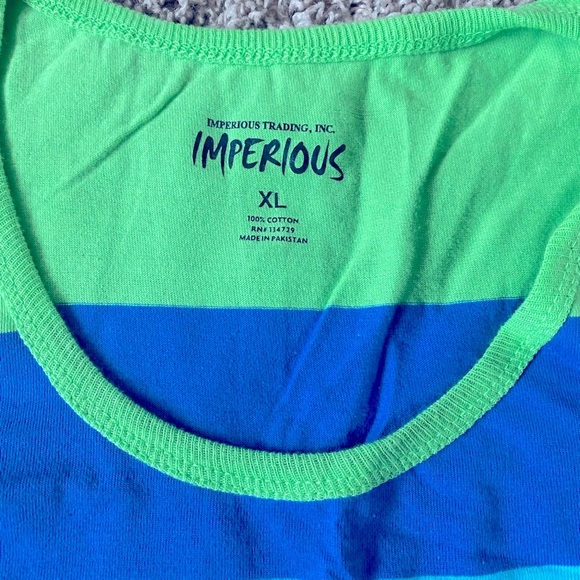 🛑SOLD🛑SOLD🛑IMPERIOUS NWT Men’s XL sleeveless Tshirt Beautiful colors. Perfect - Picture 3 of 12